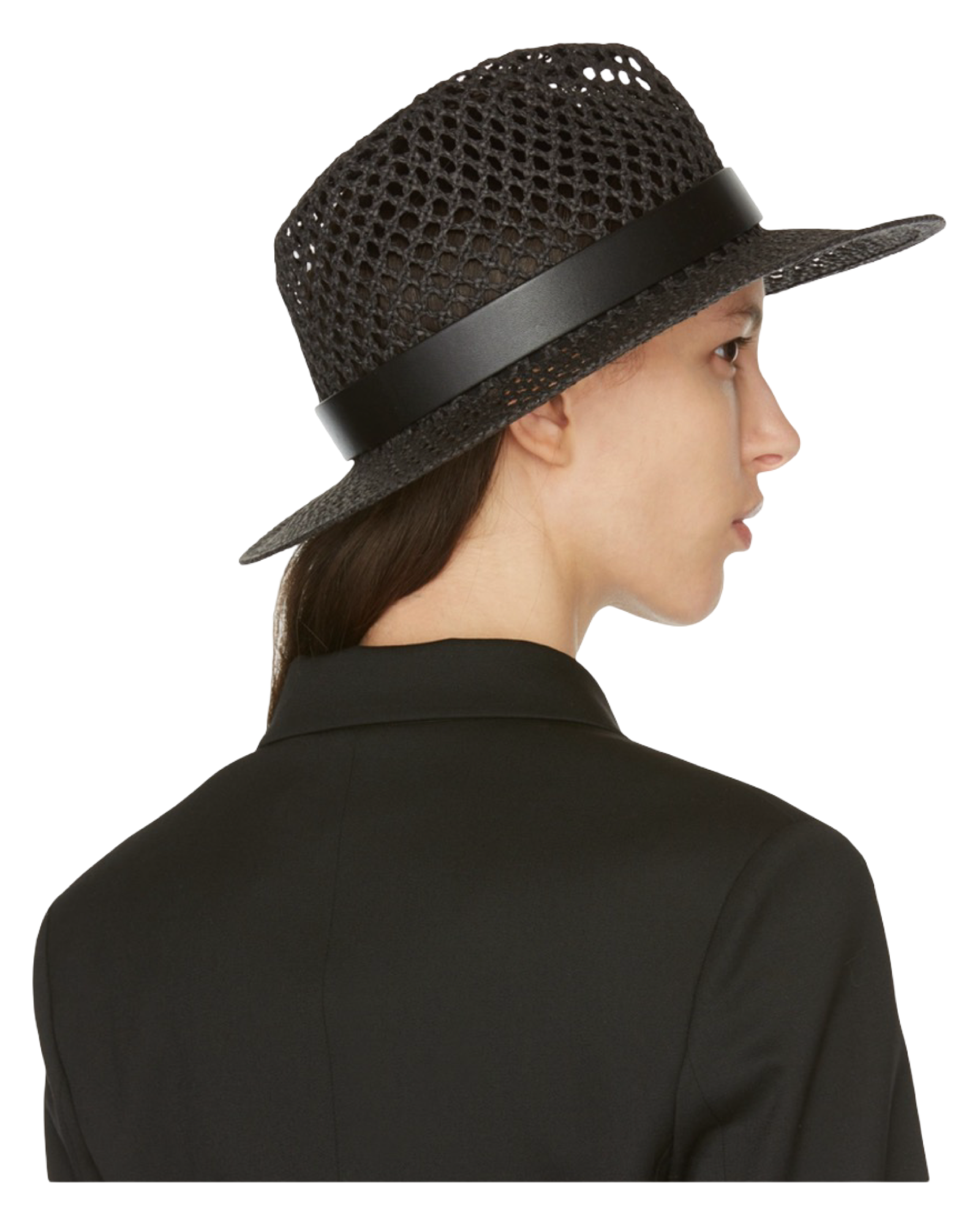 Valentino Garavani Crochet VLogo Fedora Previously owned Authentic