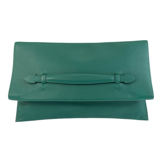 HERMÈS Puri Plat Evercolor leather