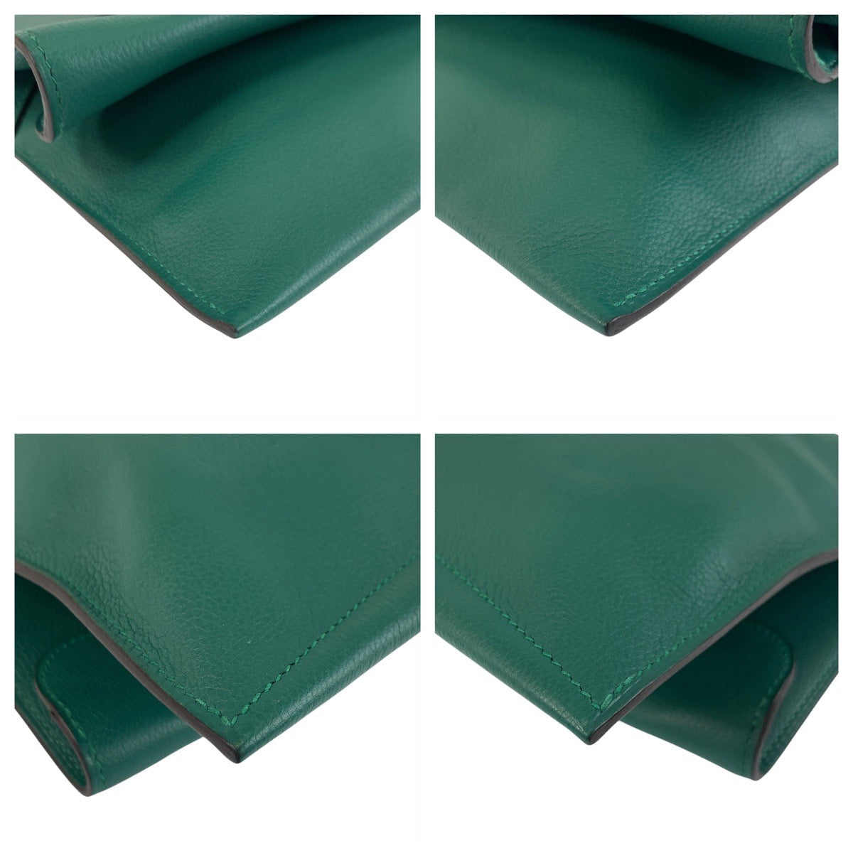 HERMÈS Puri Plat Evercolor leather