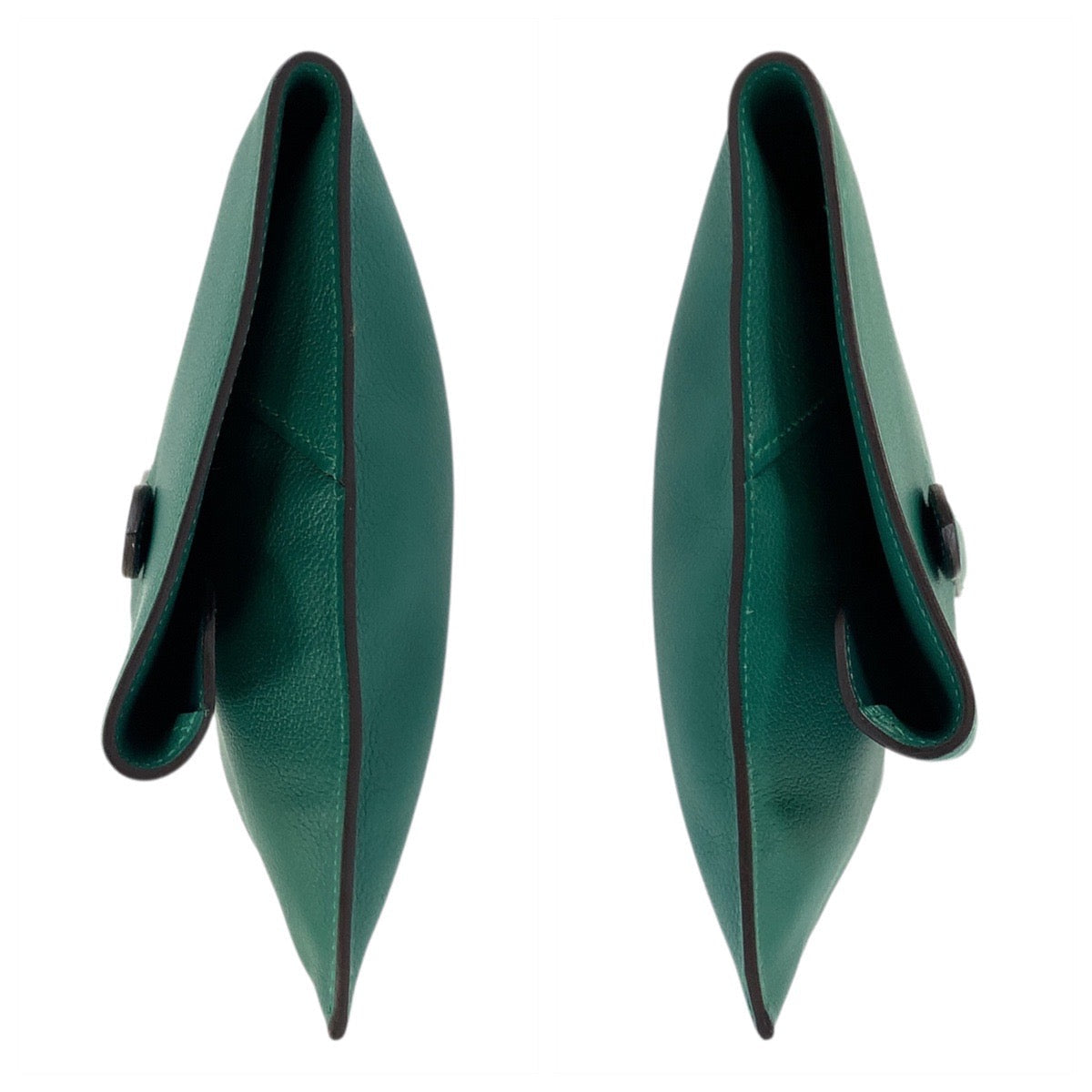 HERMÈS Puri Plat Evercolor leather