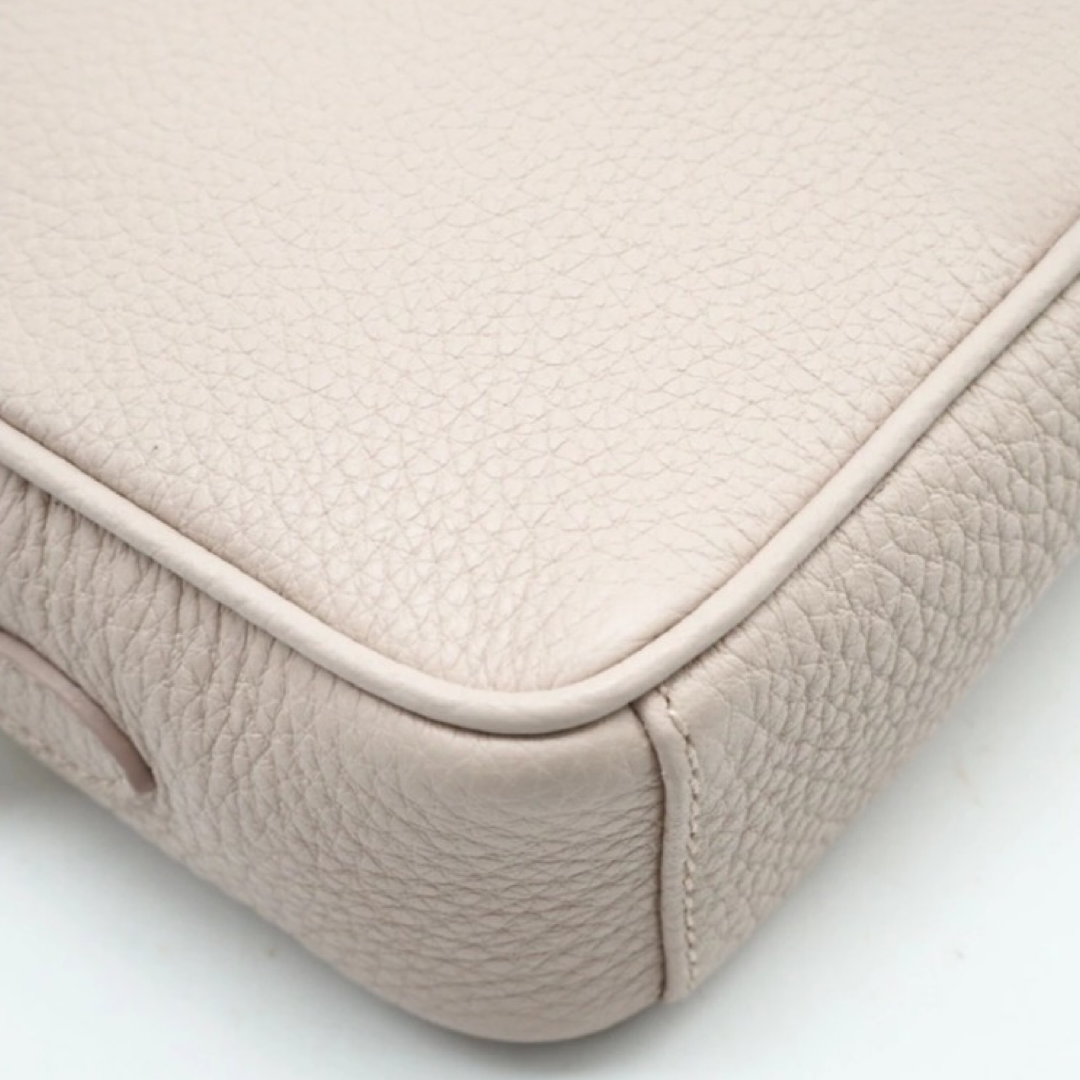 PRADA – Leather Mini Bag Crossbody – Pink Beige – RFID Chip – 100% Authentic Previously Owned