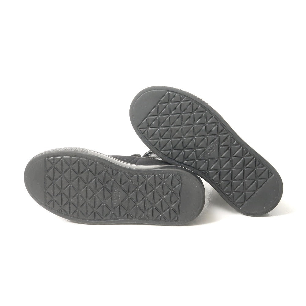 PRADA – Macro High Top Sneakers – Nylon Black/White – Women Size 37 (US 7) – 100% Authentic ✨Previously Owned Pristine Condition ~32% Off MSRP