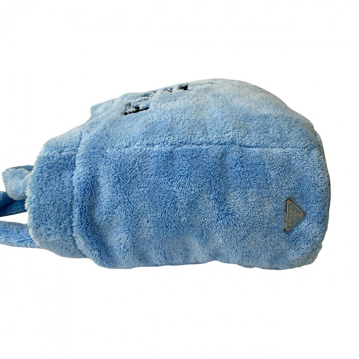 PRADA – Terry Tote Bag (Pile Towel) with Triangle Logo – Blue – 100% Authentic ✨Previously Owned Very Good Condition ~40% Off MSRP