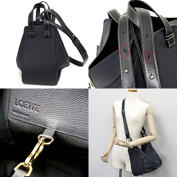 LOEWE Navy Hammock Small 2WAY Navy Jonathan Anderson –