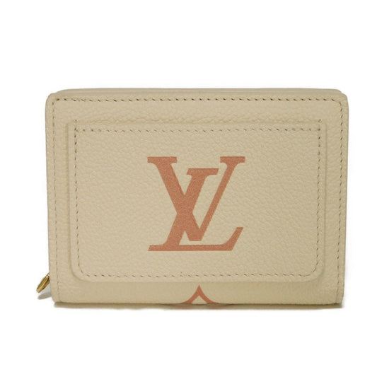 LOUIS VUITTON – Portefeuille Claire Bifold – Monogram Empreinte Leather – Rose Trianon Bicolor
