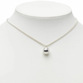 Chanel Logo Ball Pendant Necklace – Silver-Tone Metal – Authentic Previously Owned