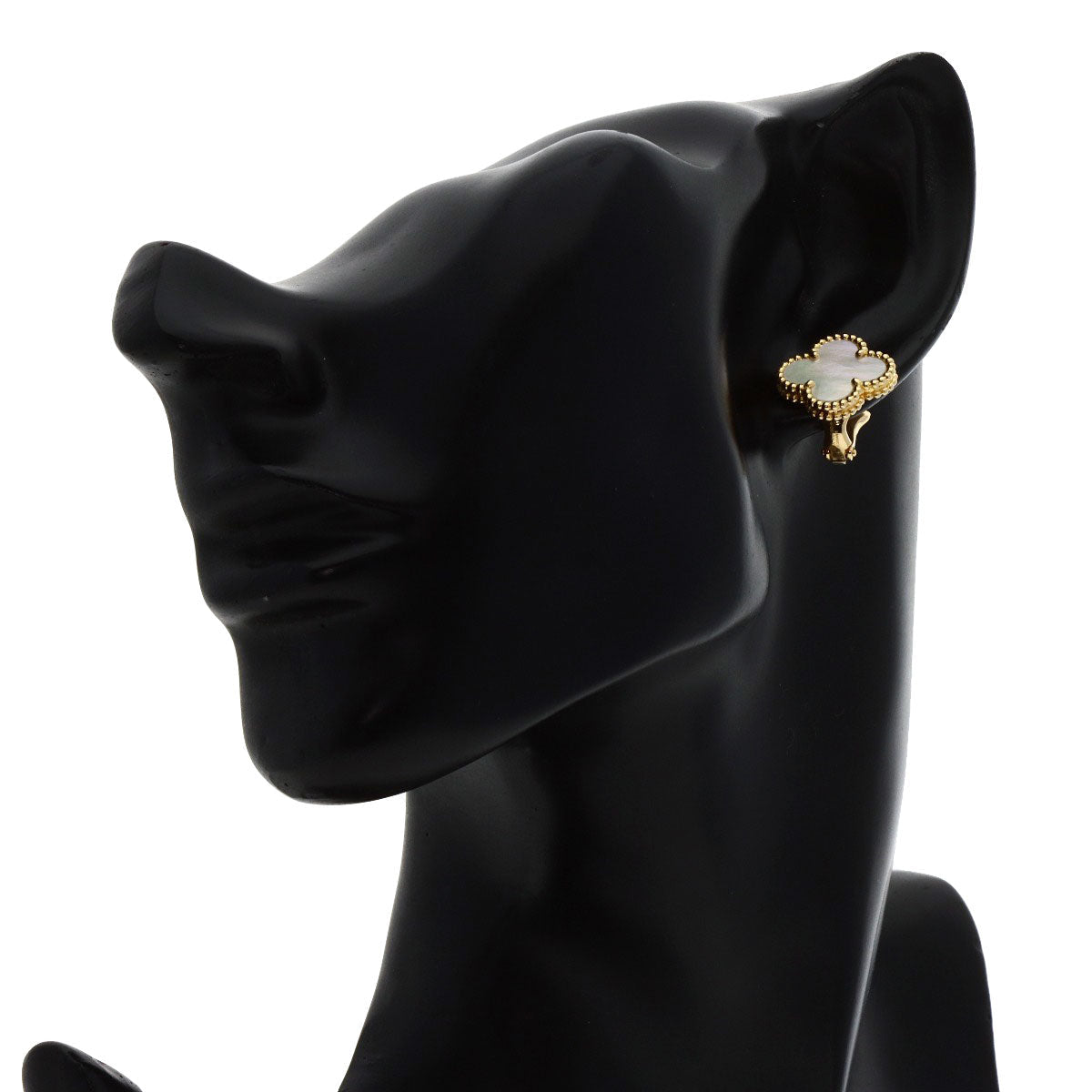 VAN CLEEF & ARPELS – Vintage Alhambra Earrings – 18K Yellow Gold –