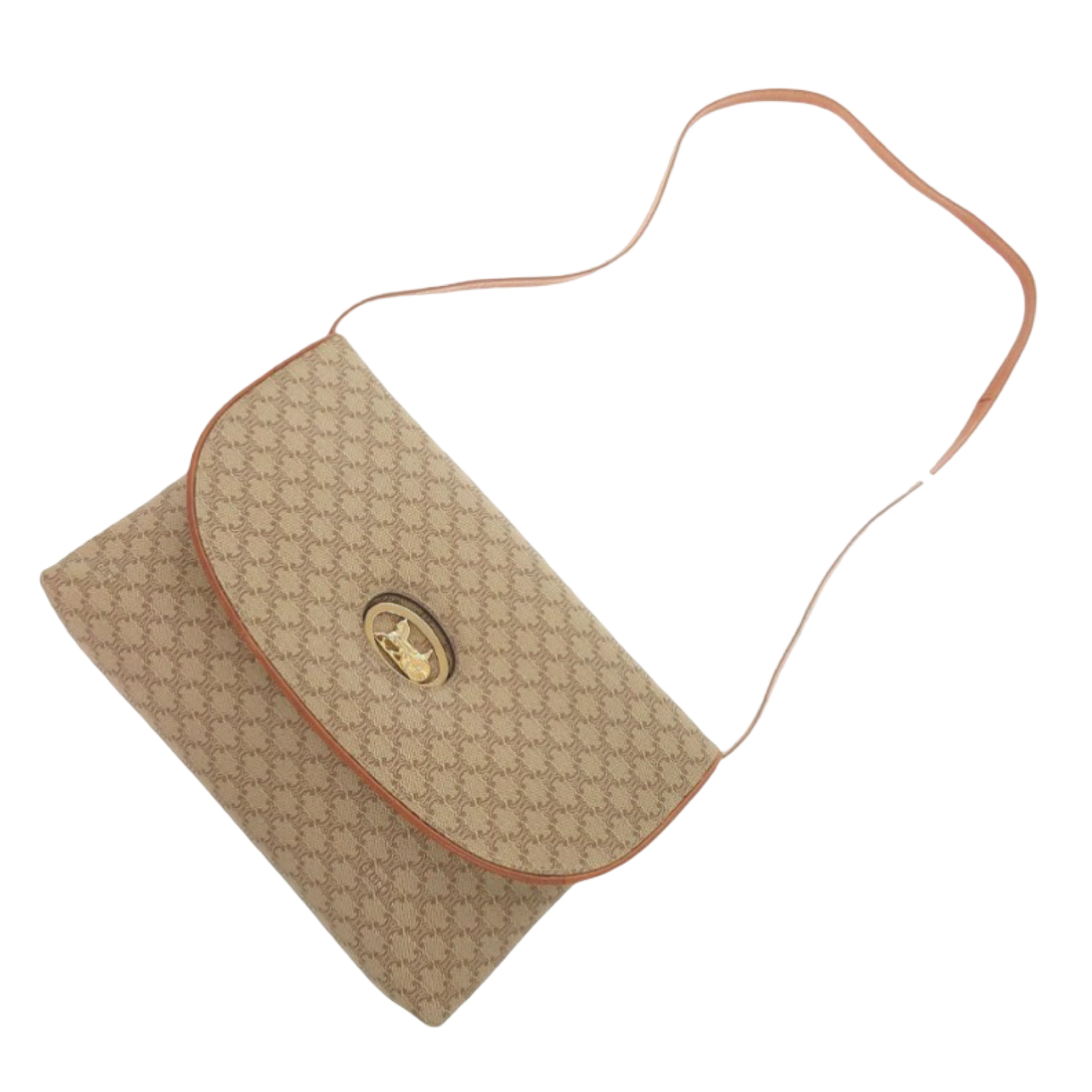 CELINE Macadam Beige Shoulder Bag | Authentic Previously Owned