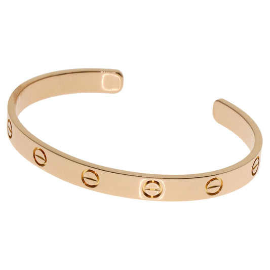 CARTIER Open Love Bracelet #17 – 18K Pink Gold