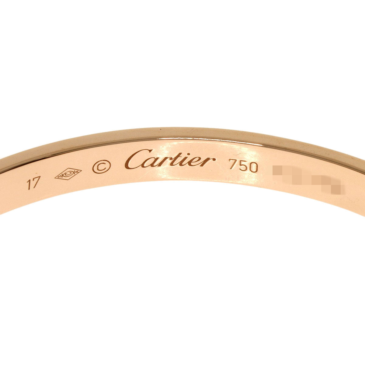CARTIER Open Love Bracelet #17 – 18K Pink Gold