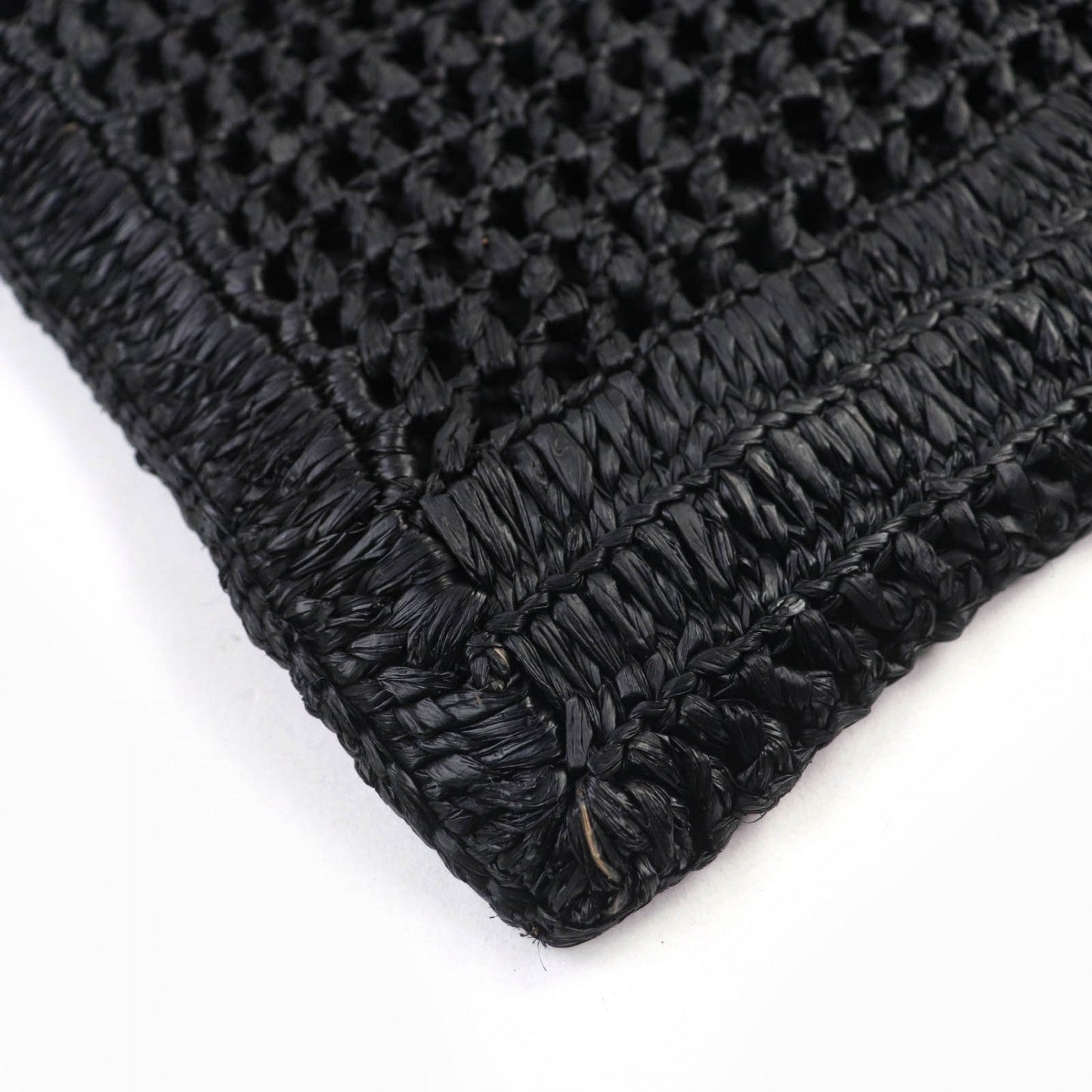 Chloé Black Raffia Tote Banana Summer