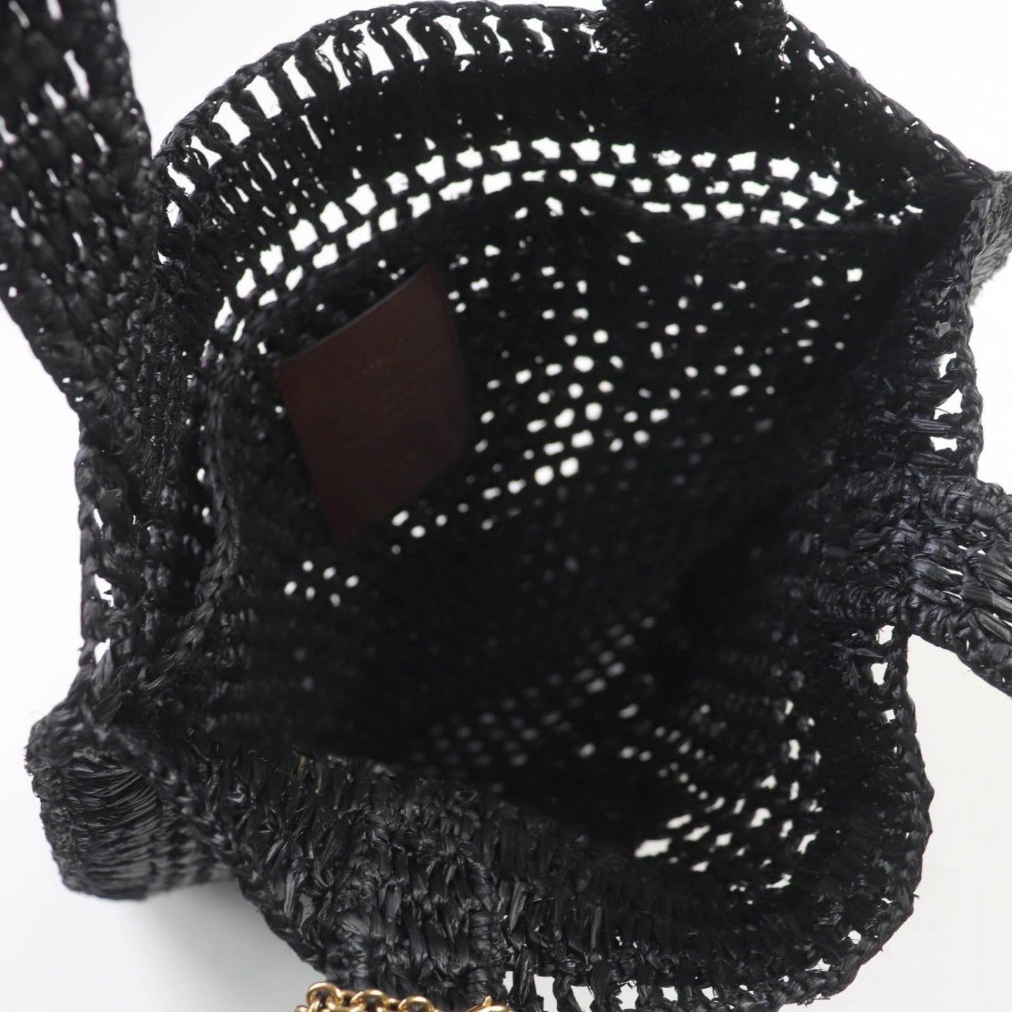 Chloé Black Raffia Tote Banana Summer