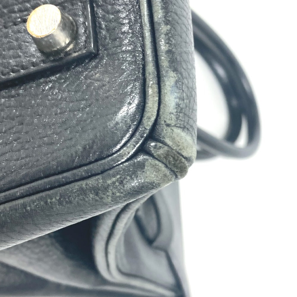 HERMES Birkin 35 Black Ardenne aLeather – CO Stamp
