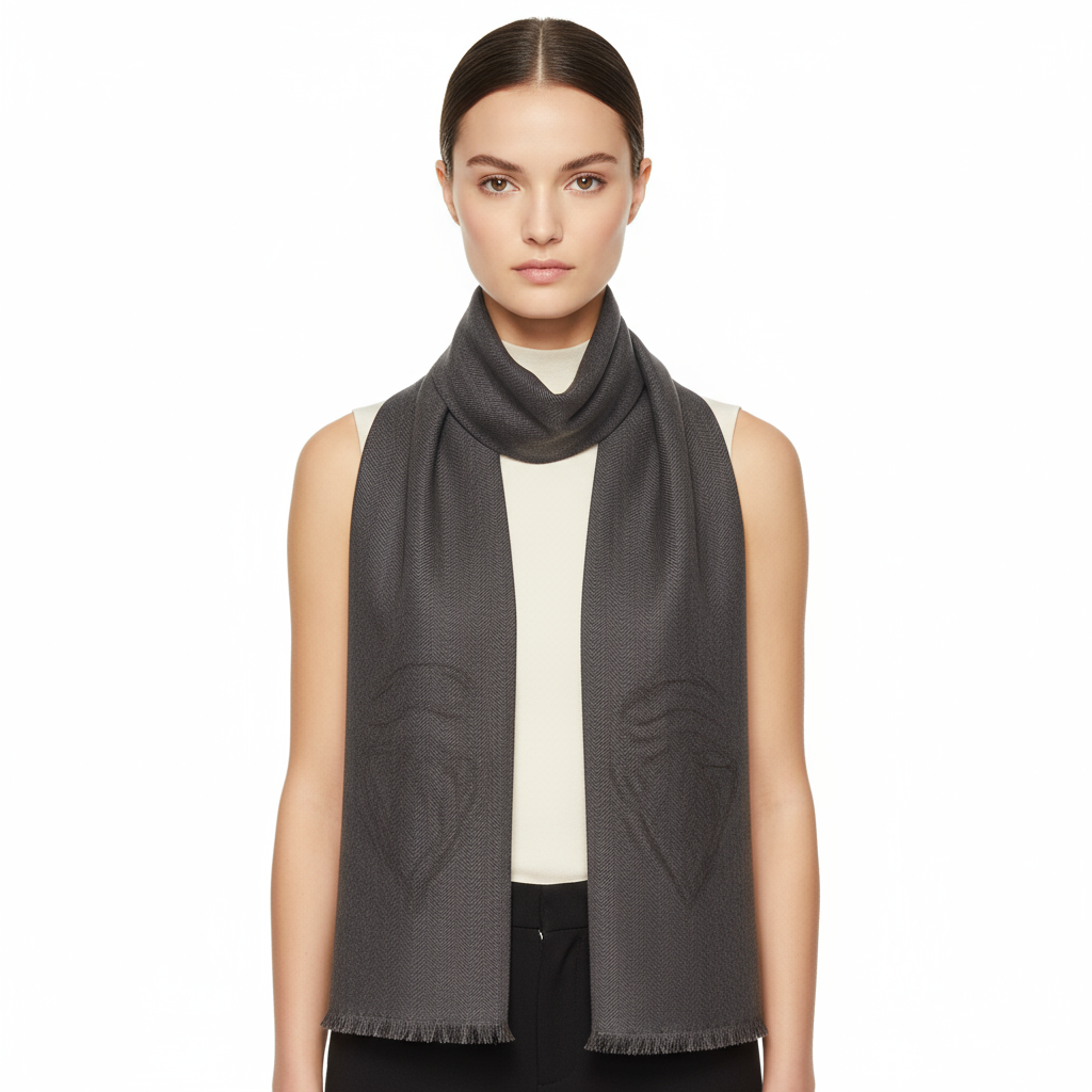 GUCCI – Wool Scarf – Brown 100% Wool – Italy – 100% Authentic ✨Pre-Owned SA Rank ~26% Off MSRP