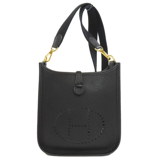 HERMÈS – Evelyn TPM Shoulder Bag – Taurillon Clemence – Gold Metal Hardware  (X Stamp)