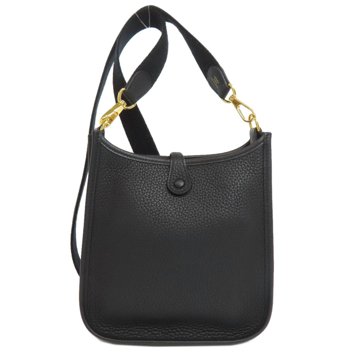 HERMÈS – Evelyn TPM Shoulder Bag – Taurillon Clemence – Gold Metal Hardware  (X Stamp)