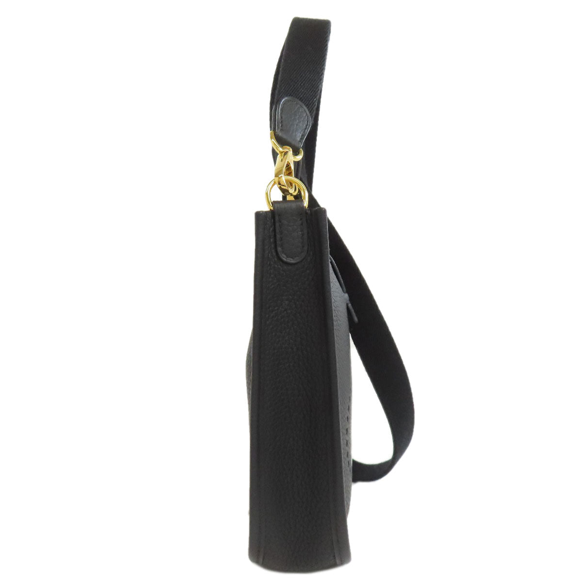 HERMÈS – Evelyn TPM Shoulder Bag – Taurillon Clemence – Gold Metal Hardware  (X Stamp)