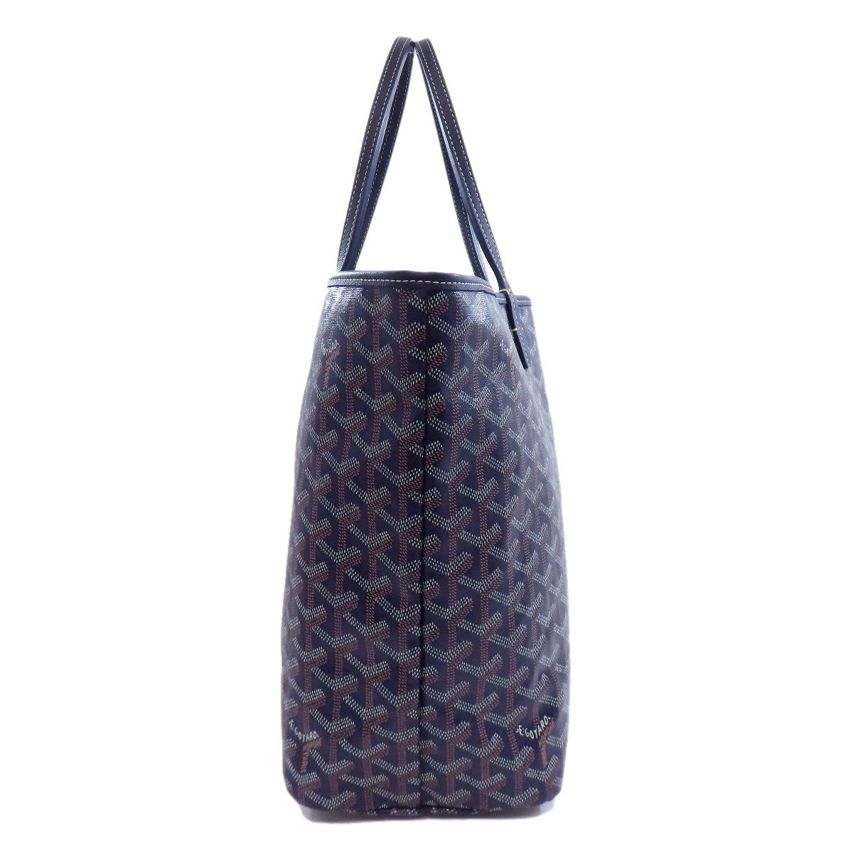 GOYARD – Saint Louis PM Tote Navy Coated Canvas