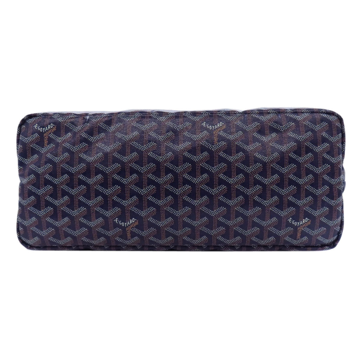 GOYARD – Saint Louis PM Tote Navy Coated Canvas