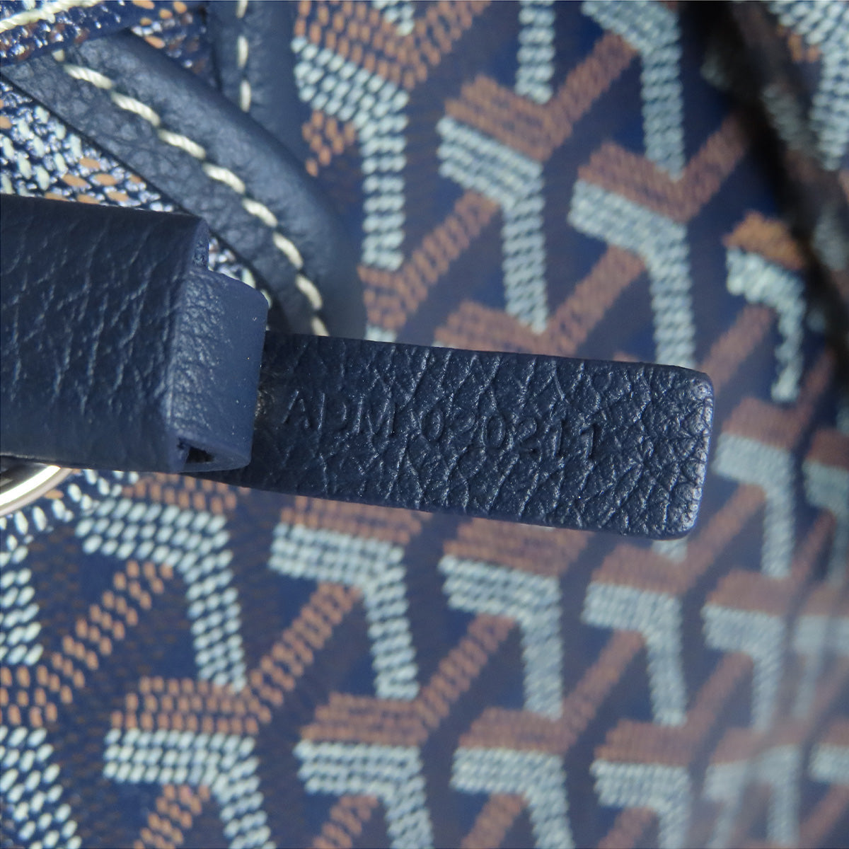 GOYARD – Saint Louis PM Tote Navy Coated Canvas