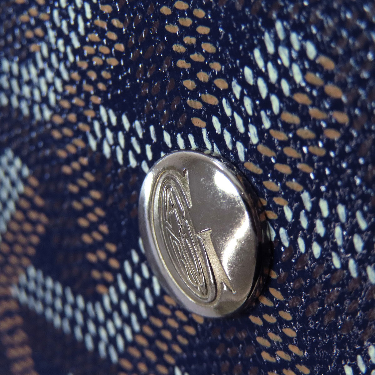 GOYARD – Saint Louis PM Tote Navy Coated Canvas