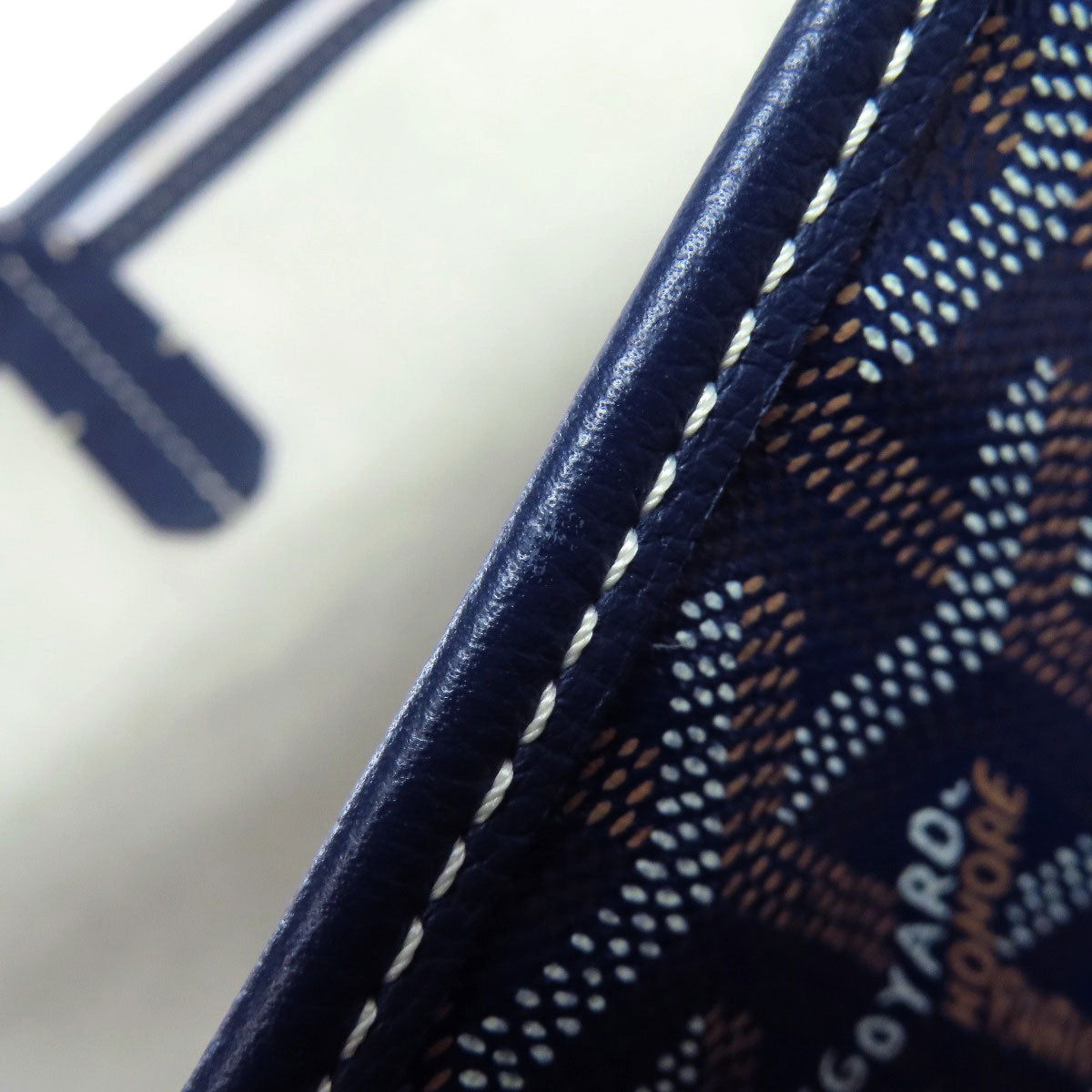 GOYARD – Saint Louis PM Tote Navy Coated Canvas