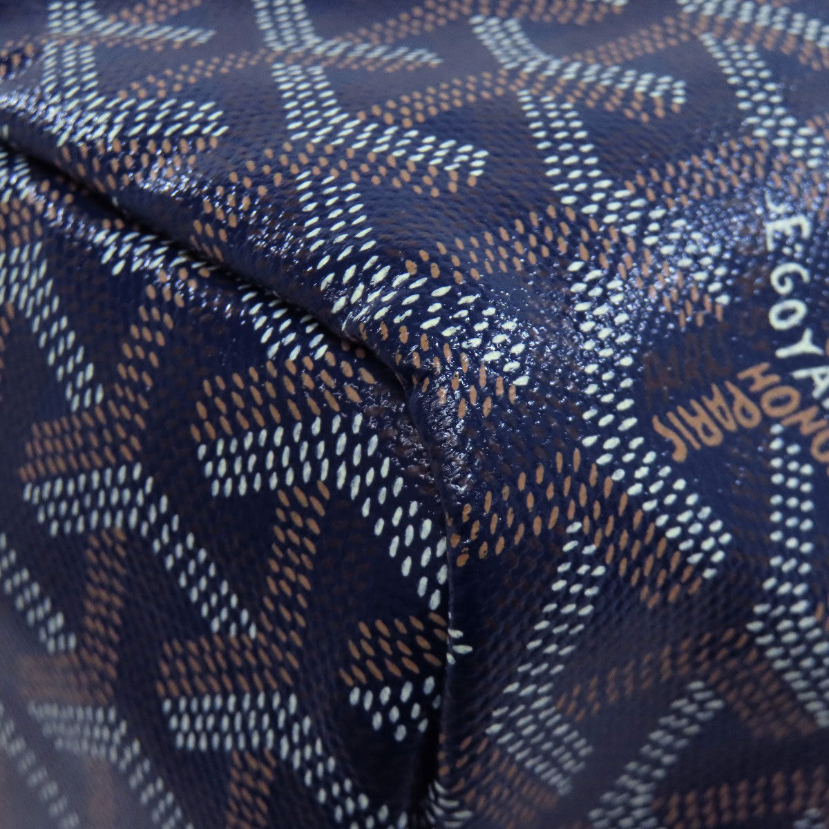GOYARD – Saint Louis PM Tote Navy Coated Canvas