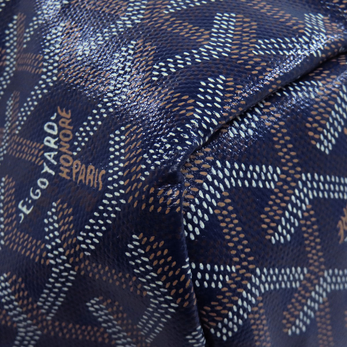 GOYARD – Saint Louis PM Tote Navy Coated Canvas