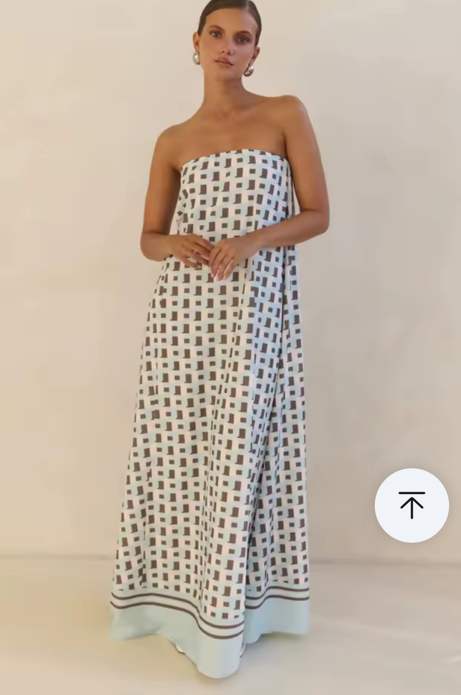 Strapless Printed Maxi Dress – Tube Top Special Occasion - Vacation Dress – Flowy Resort wear