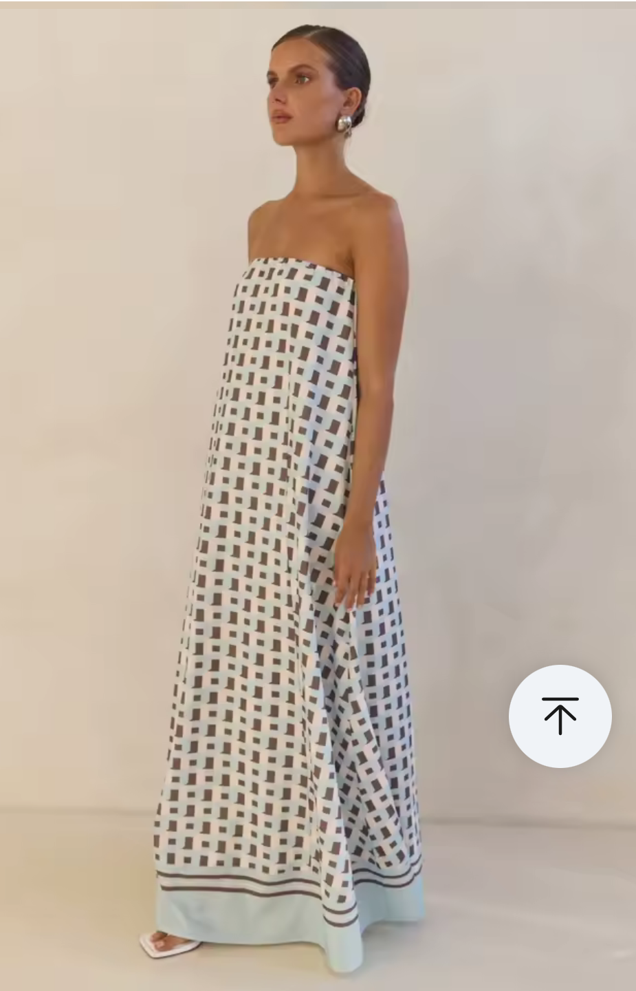 Strapless Printed Maxi Dress – Tube Top Special Occasion - Vacation Dress – Flowy Resort wear