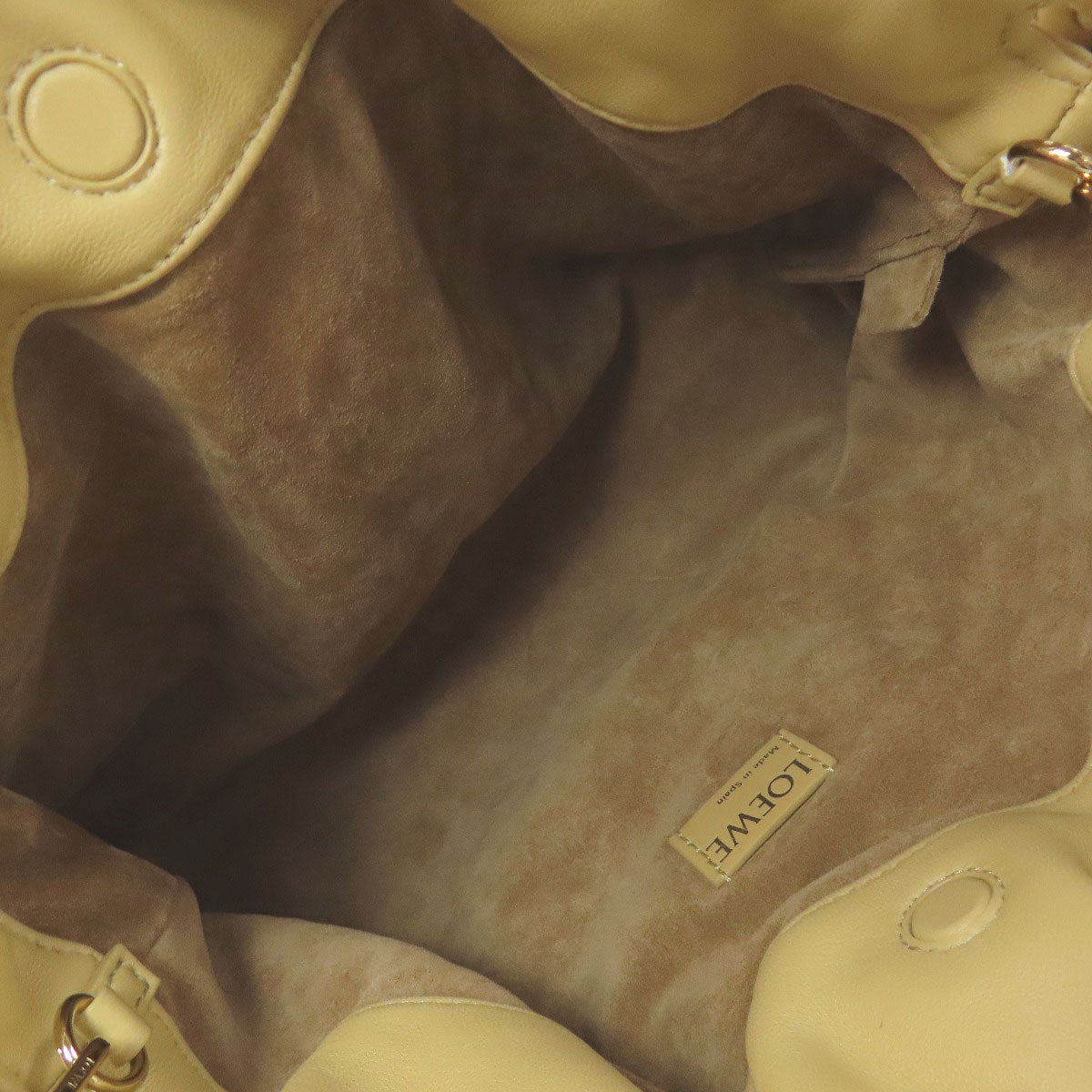 LOEWE Barcelona (Medium) in calfskin 2WAY – Calfskin Butter Yellow Excellent Pre-Owned Condition ✨Excellent Pre-Owned Condition 100% Authentic ~26% Off MSRP