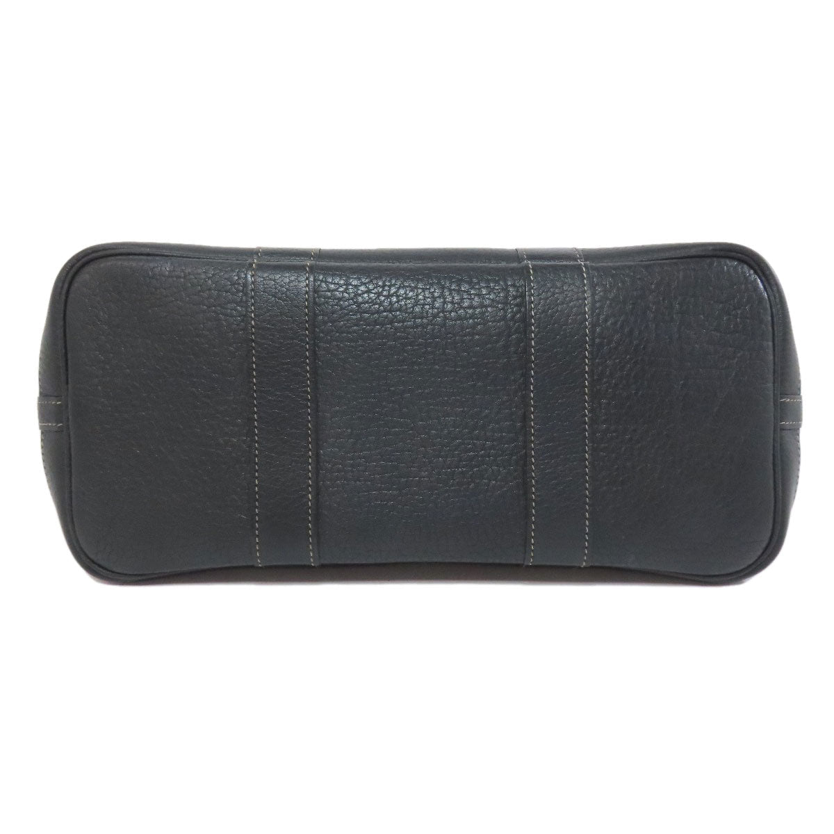 HERMÈS Garden Party TPM – Black Towar Officche Leather – Silver-Tone