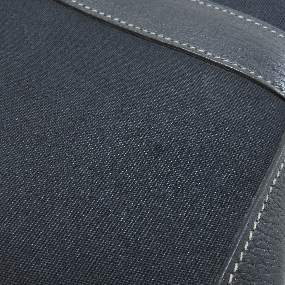 HERMÈS Garden Party TPM – Black Towar Officche Leather – Silver-Tone