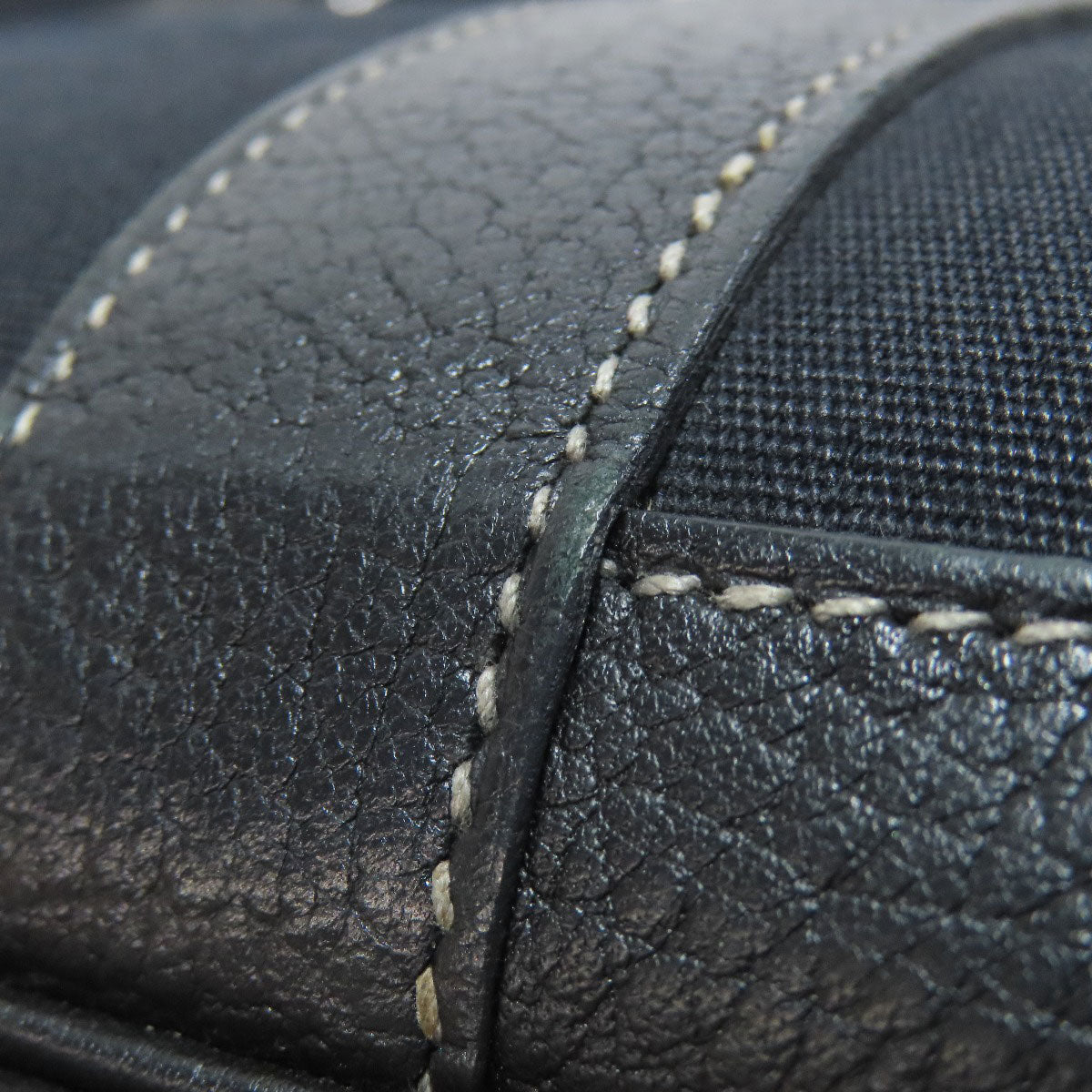 HERMÈS Garden Party TPM – Black Towar Officche Leather – Silver-Tone