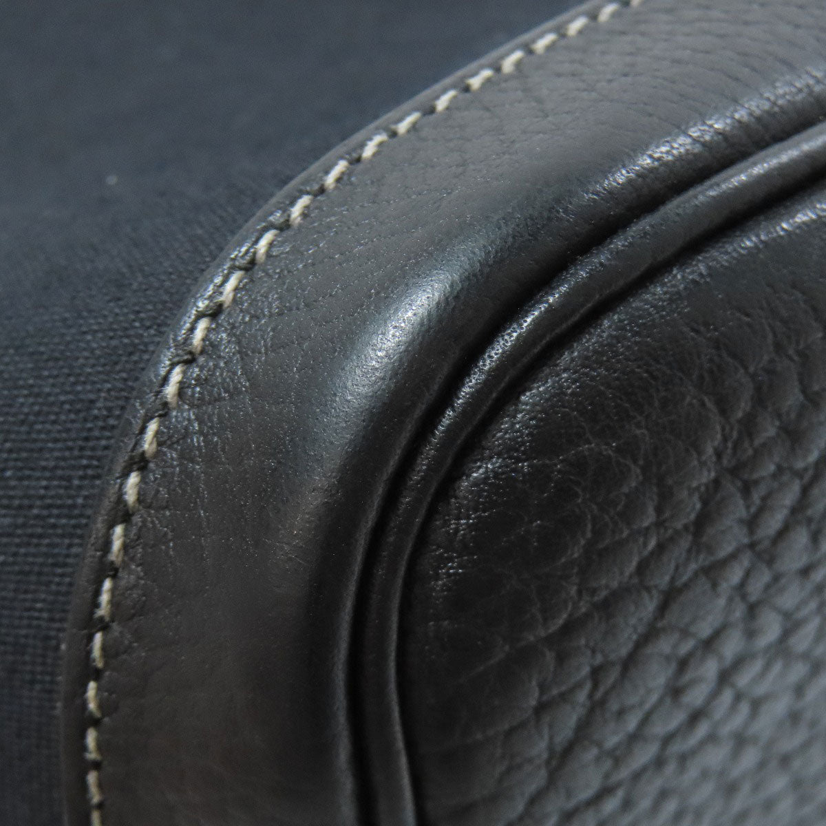 HERMÈS Garden Party TPM – Black Towar Officche Leather – Silver-Tone