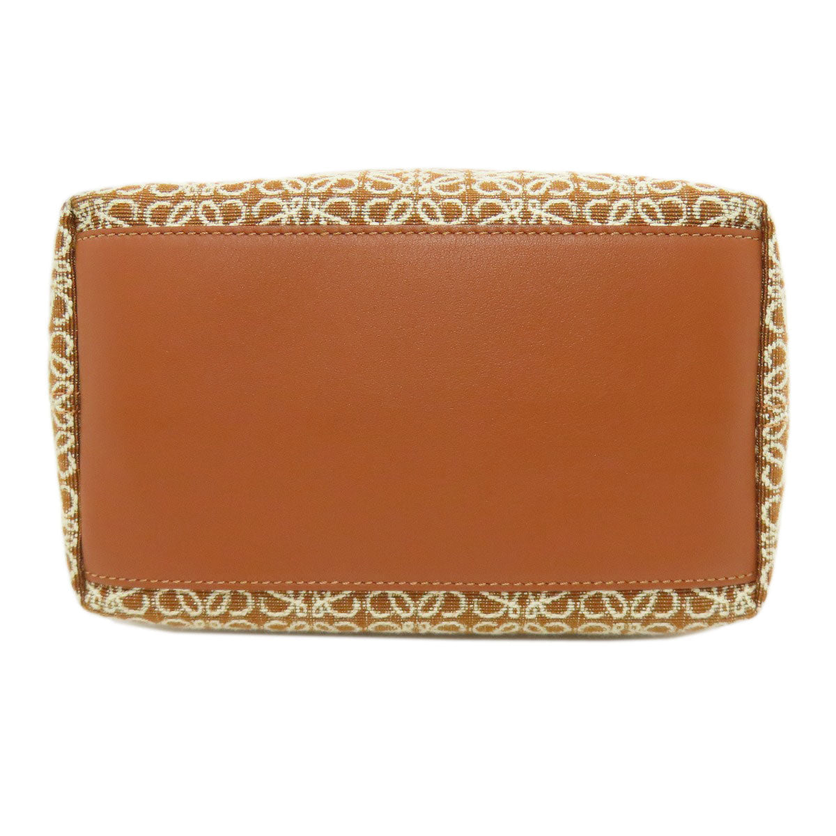 LOEWE Anagram Cuby Handbag – Brown Canvas – 100% Authentic ✨Excellent Pre Owned Condition ~26% Off MSRP