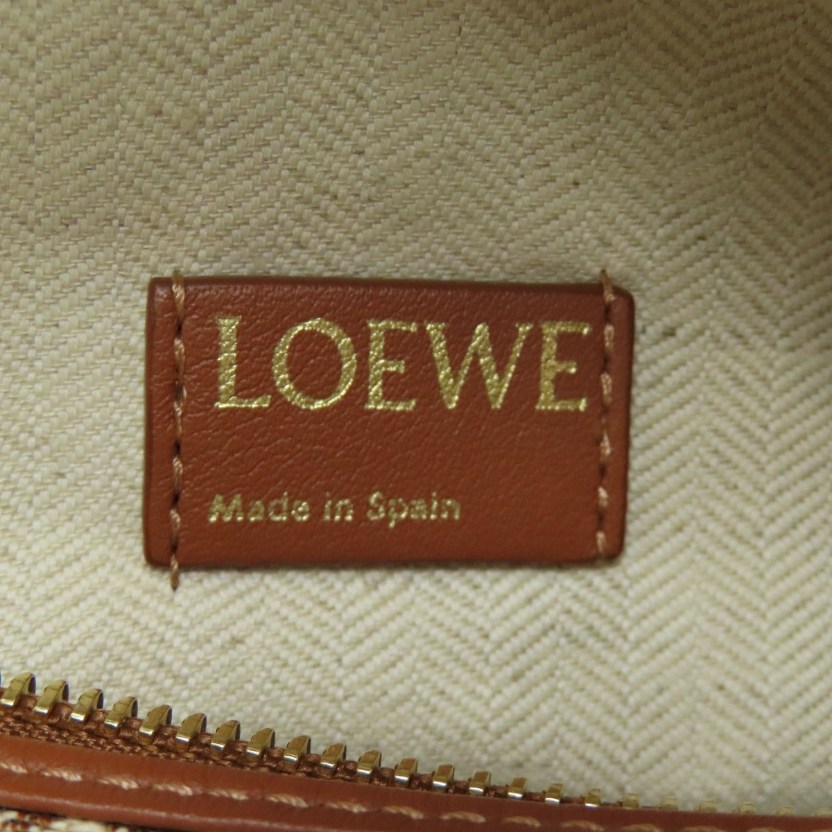 LOEWE Anagram Cuby Handbag – Brown Canvas – 100% Authentic ✨Excellent Pre Owned Condition ~26% Off MSRP
