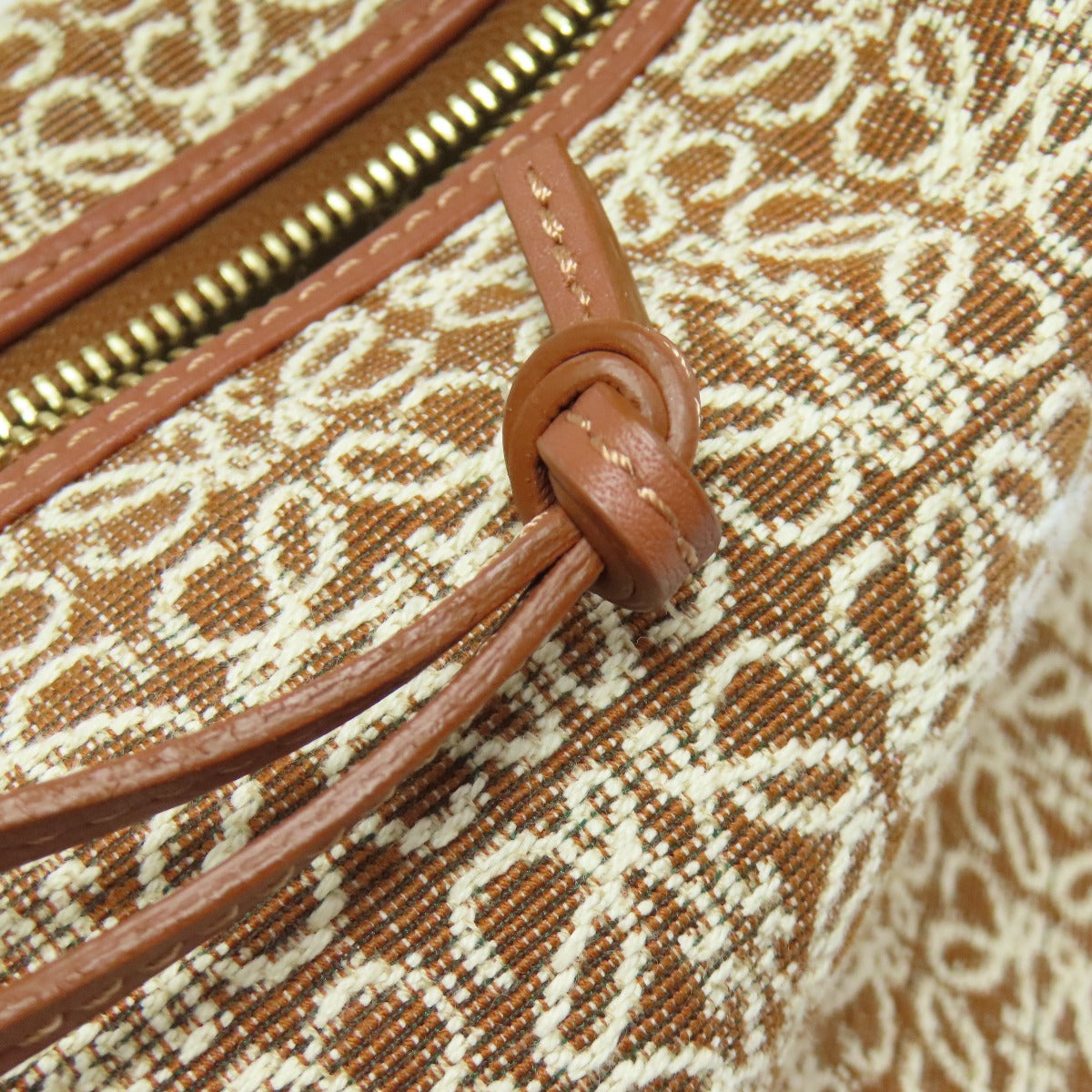 LOEWE Anagram Cuby Handbag – Brown Canvas – 100% Authentic ✨Excellent Pre Owned Condition ~26% Off MSRP