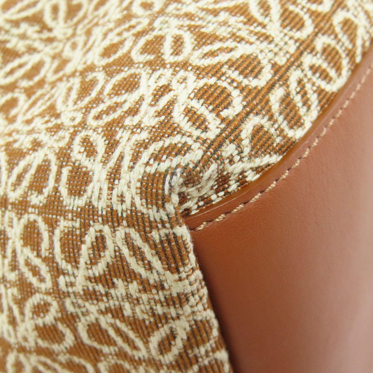 LOEWE Anagram Cuby Handbag – Brown Canvas – 100% Authentic ✨Excellent Pre Owned Condition ~26% Off MSRP