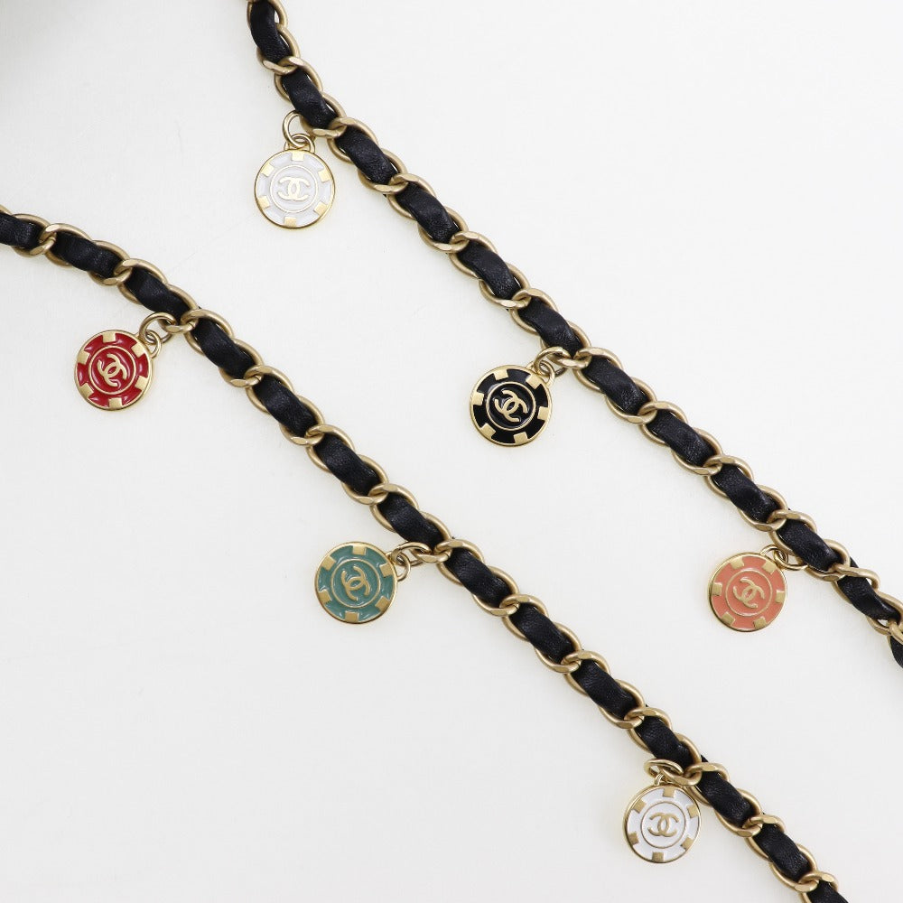 CHANEL Black Calfskin with COCO Mark Charm – Karl Lagerfeld Collection, 2000s – 100% Authentic ✨Excellent Pre-Owned Condition