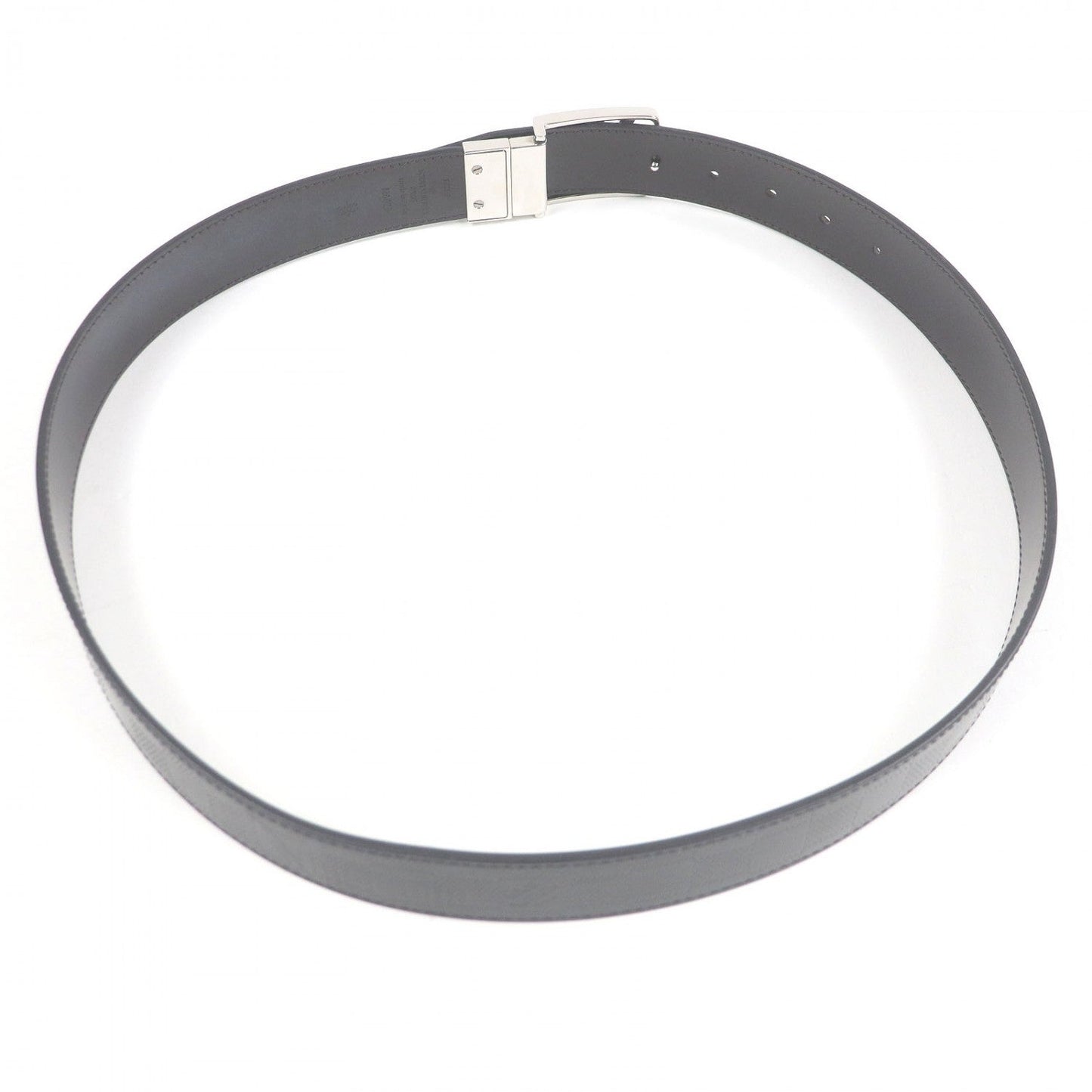 LOUIS VUITTON Belt – Sunture Damier Infini Black & Brown Leather – Size 95/38 –