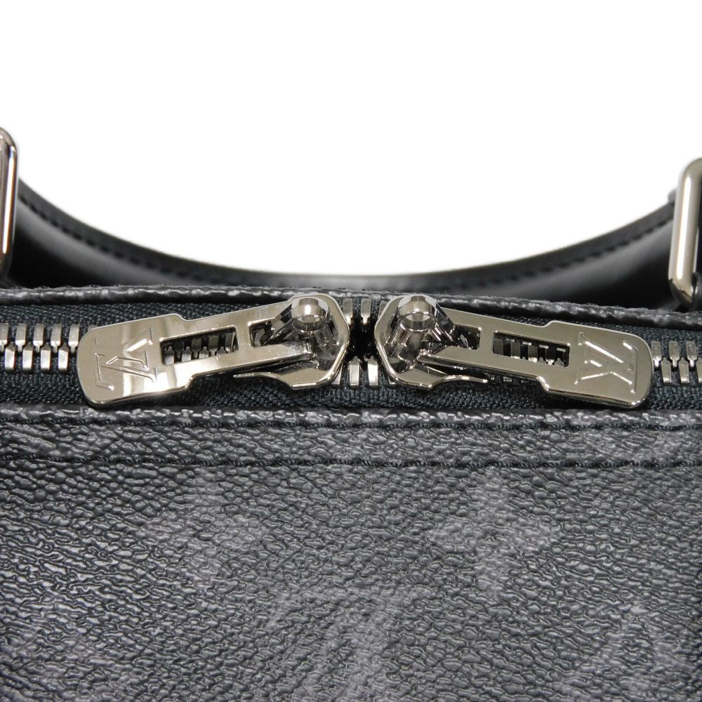 LOUIS VUITTON Keepall Bandoulière 55 Monogram Eclipse Fragment Circle Thunder by Hiroshi Fujiwara