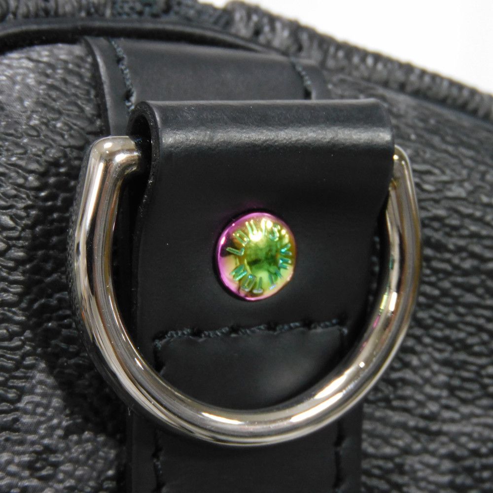 LOUIS VUITTON Keepall Bandoulière 55 Monogram Eclipse Fragment Circle Thunder by Hiroshi Fujiwara