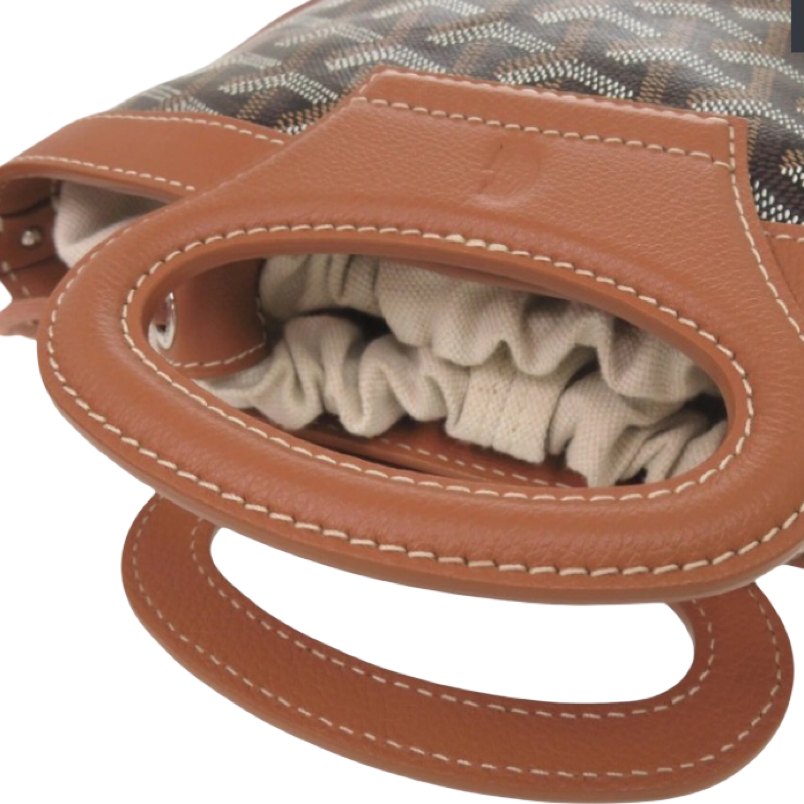 GOYARD Beluga Mini Black Brown 2-Way Shoulder Bag | Like New Authentic