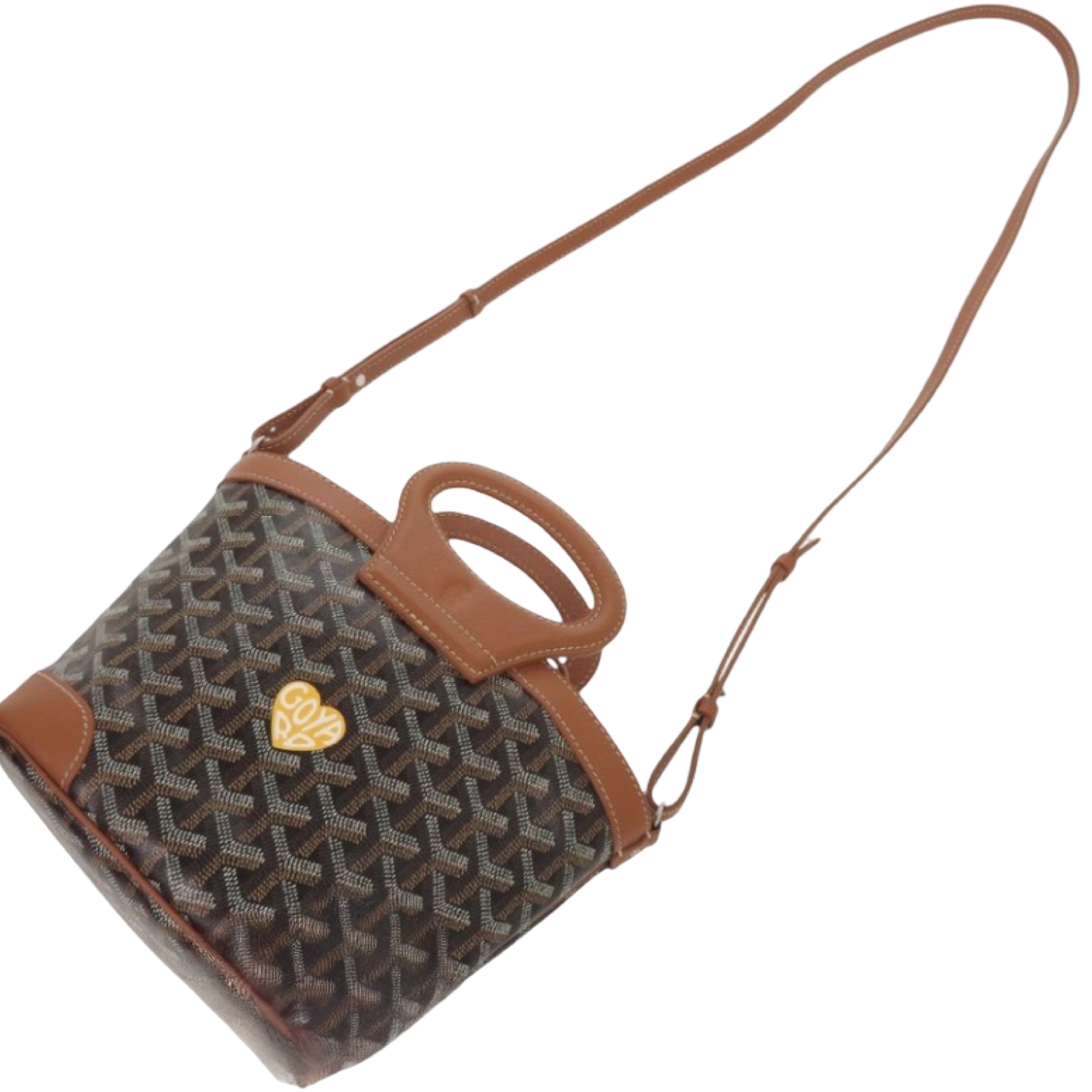 GOYARD Beluga Mini Black Brown 2-Way Shoulder Bag | Like New Authentic