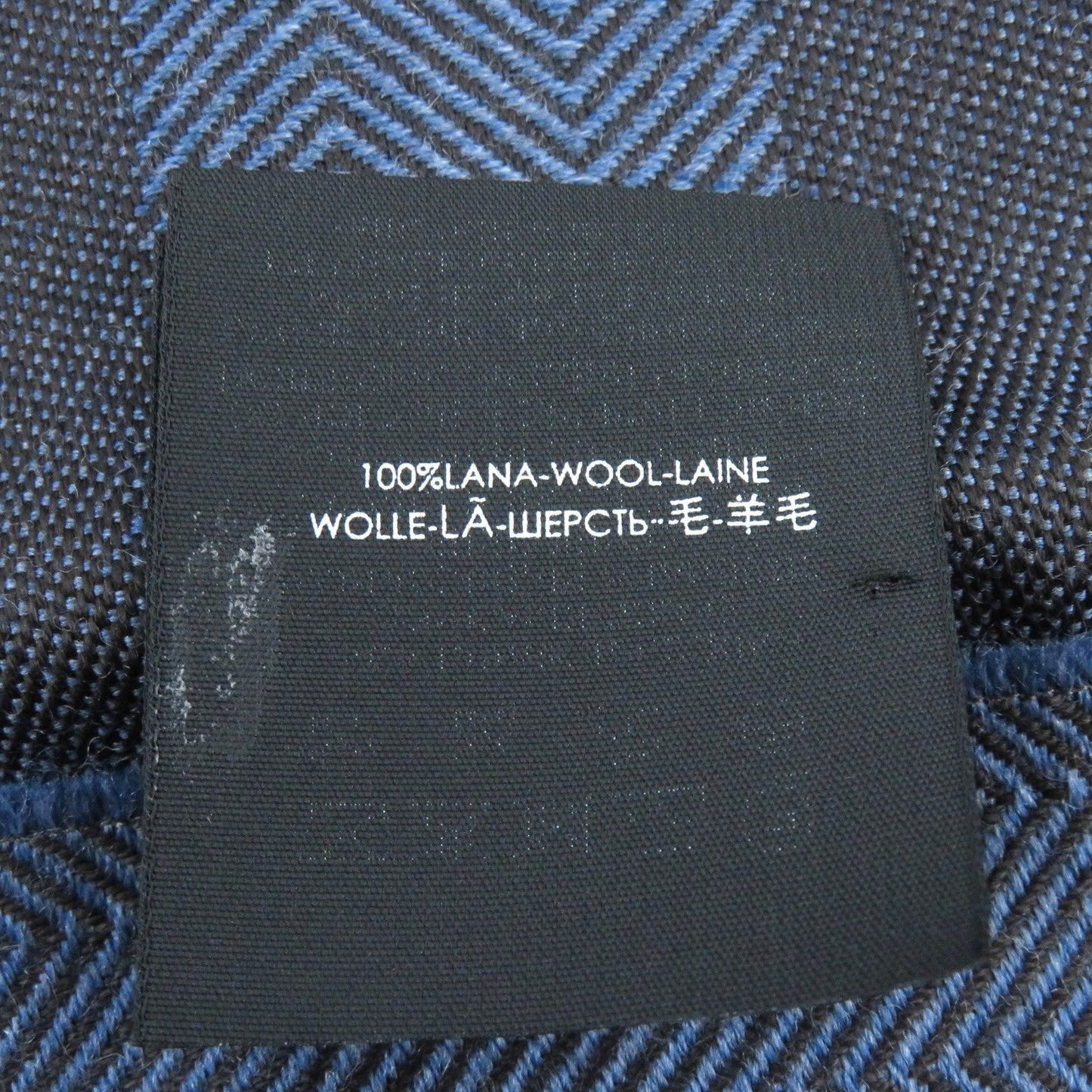 Gucci Scarf wool Navy mens /Unisex 100% Authentic ✨Excellent Pre Owned Hardly Used ~30% Off MSRP