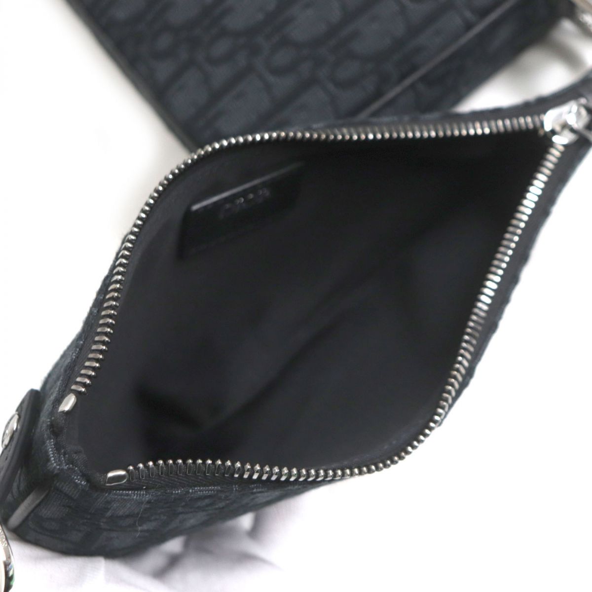 Dior Homme Black Canvas Pouch