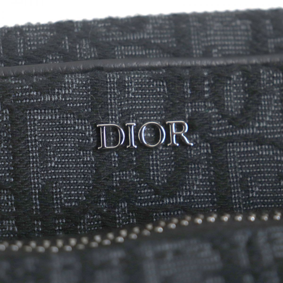 Dior Homme Black Canvas Pouch