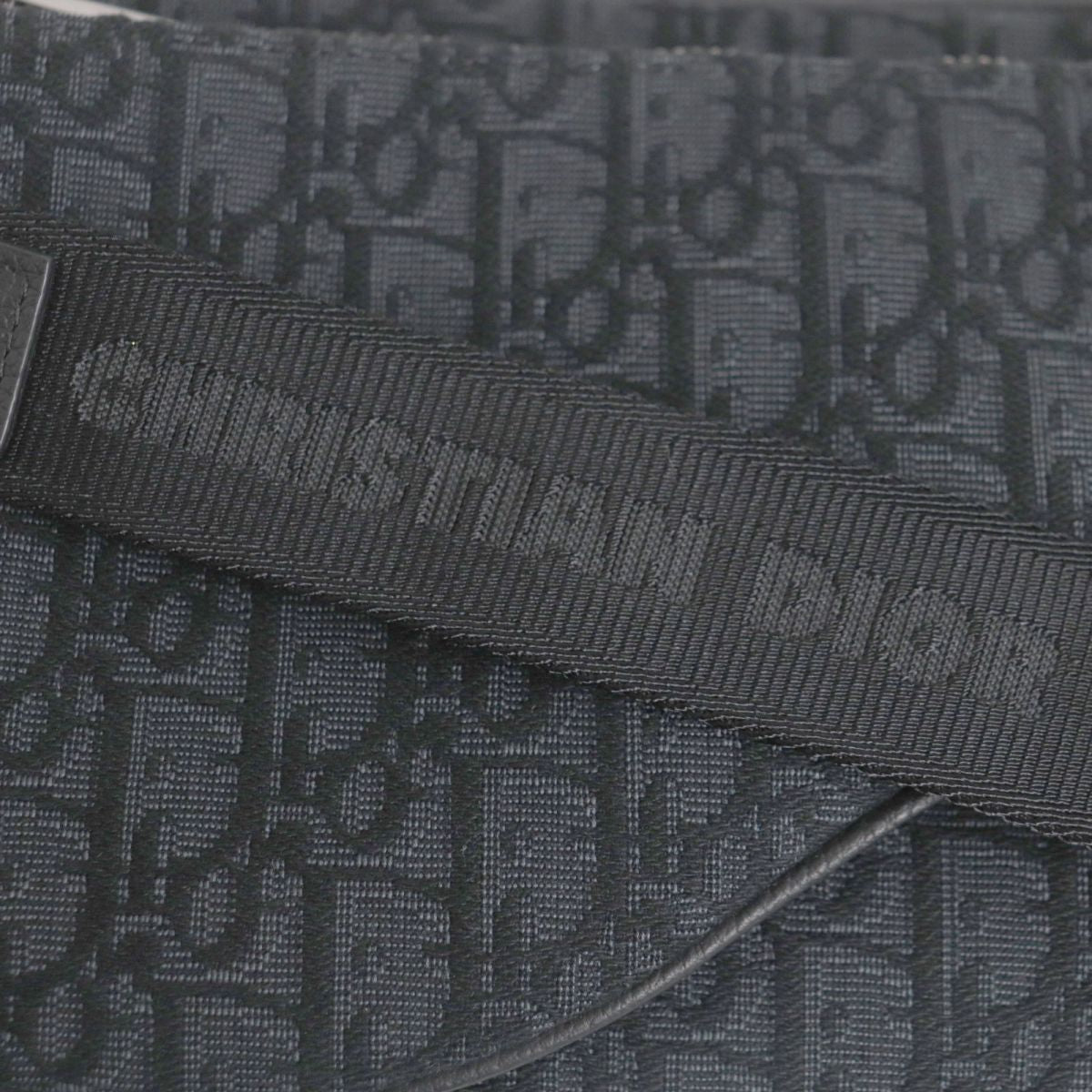 Dior Homme Black Canvas Pouch