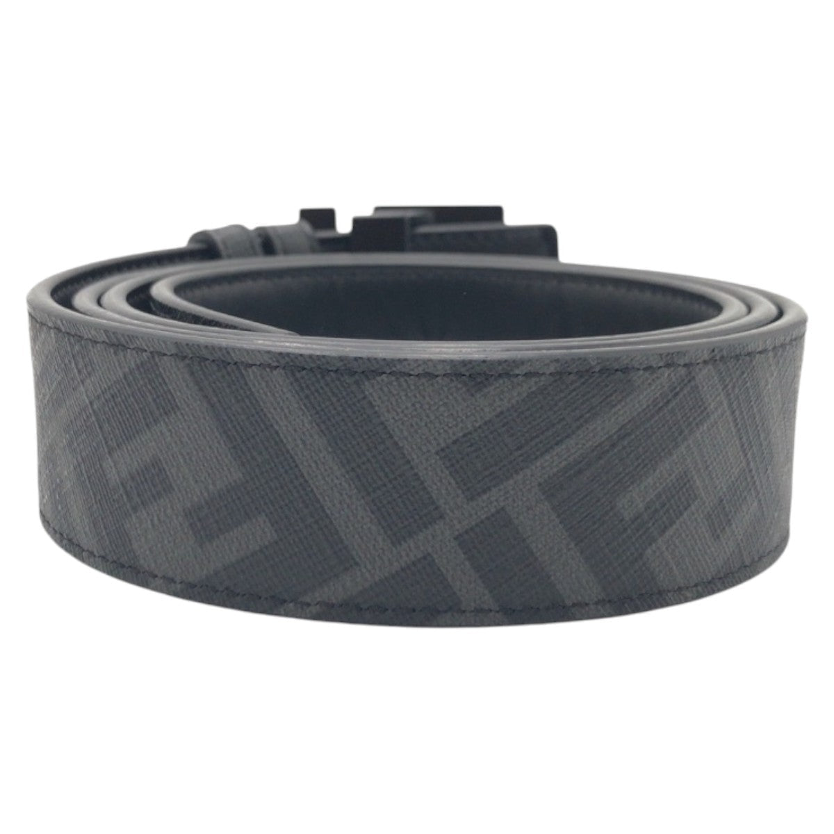 Fendi Black Revesible Men’s Belt Zucca FF logo